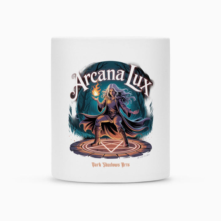 Arcana Lux_ Magische Flamme & Runenkreis - Tasse | Mug | Dark Shadows Arts
