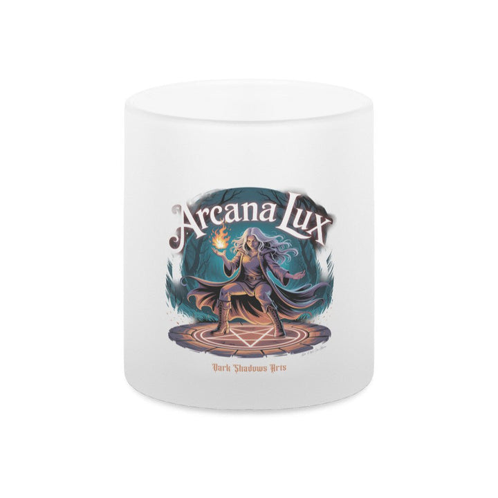 Arcana Lux_ Magische Flamme & Runenkreis - Teelichthalter satiniert | Mug | Dark Shadows Arts