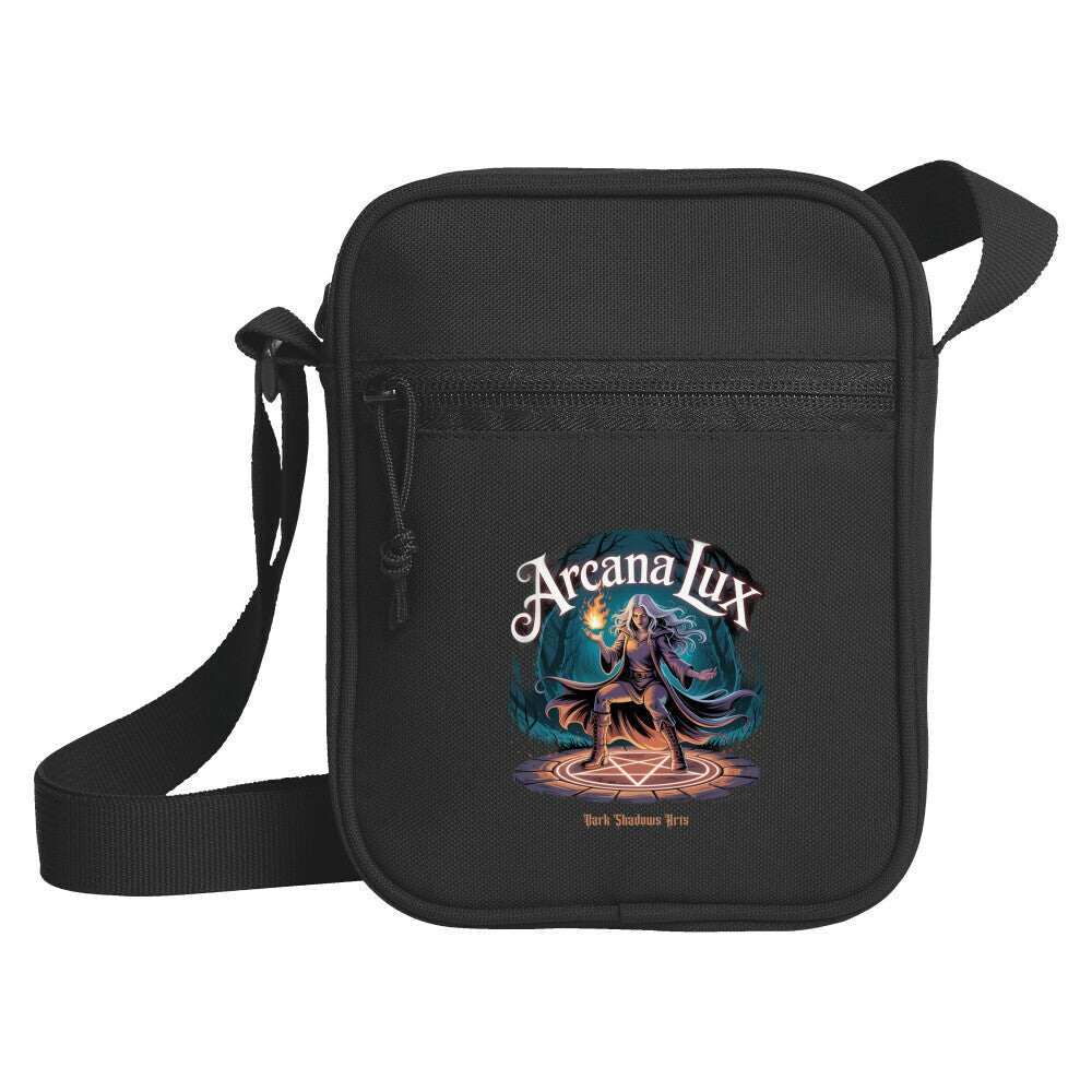 Arcana Lux_ Magische Flamme & Runenkreis - Umhängetasche | SportTShirt | Dark Shadows Arts