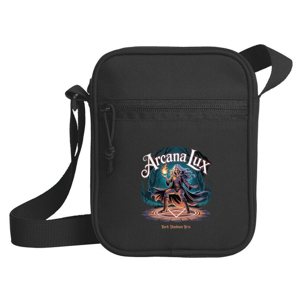 Arcana Lux_ Magische Flamme & Runenkreis - Umhängetasche | SportTShirt | Dark Shadows Arts