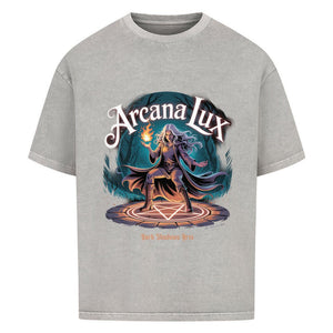 Arcana Lux_ Magische Flamme & Runenkreis - VACANCY Oversized Shirt | T-Shirt | Dark Shadows Arts