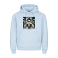 Barcode Heartbreak – Zwischen Neonlicht & Schattenseele - HigherBlanks Premium Hoodie | Hoodie | Dark Shadows Arts