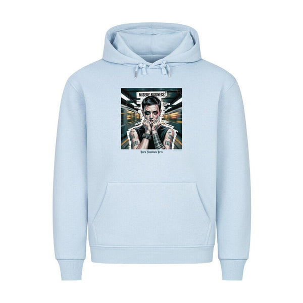 Barcode Heartbreak – Zwischen Neonlicht & Schattenseele - HigherBlanks Premium Hoodie | Hoodie | Dark Shadows Arts