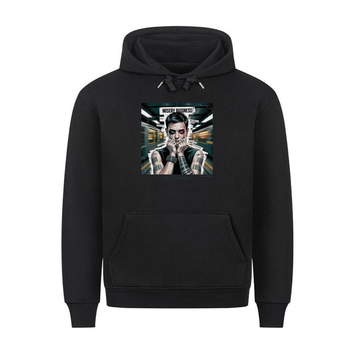 Barcode Heartbreak – Zwischen Neonlicht & Schattenseele - HigherBlanks Premium Hoodie | Hoodie | Dark Shadows Arts