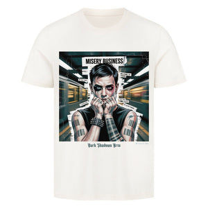 Barcode Heartbreak – Zwischen Neonlicht & Schattenseele - HigherBlanks Premium T-Shirt | T-Shirt | Dark Shadows Arts