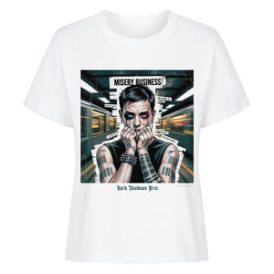 Barcode Heartbreak – Zwischen Neonlicht & Schattenseele - Organic Shirt Women | T-Shirt | Dark Shadows Arts