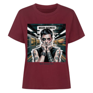 Barcode Heartbreak – Zwischen Neonlicht & Schattenseele - Organic Shirt Women | T-Shirt | Dark Shadows Arts