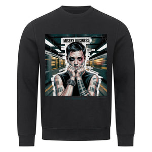 Barcode Heartbreak – Zwischen Neonlicht & Schattenseele - Premium Organic Sweatshirt | Sweatshirt | Dark Shadows Arts