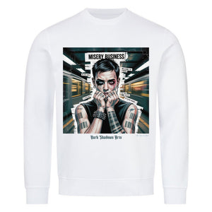 Barcode Heartbreak – Zwischen Neonlicht & Schattenseele - Premium Organic Sweatshirt | Sweatshirt | Dark Shadows Arts
