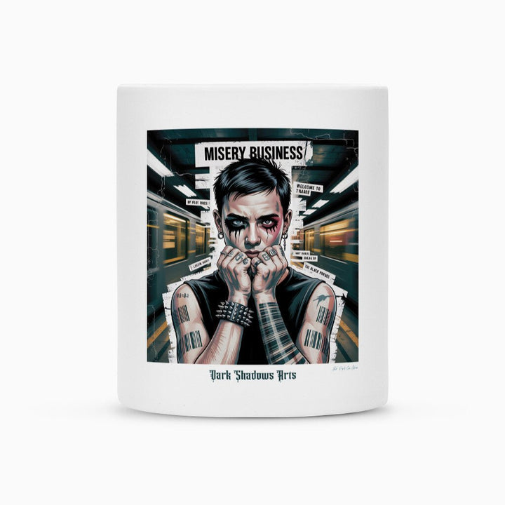 Barcode Heartbreak – Zwischen Neonlicht & Schattenseele - Tasse | Mug | Dark Shadows Arts