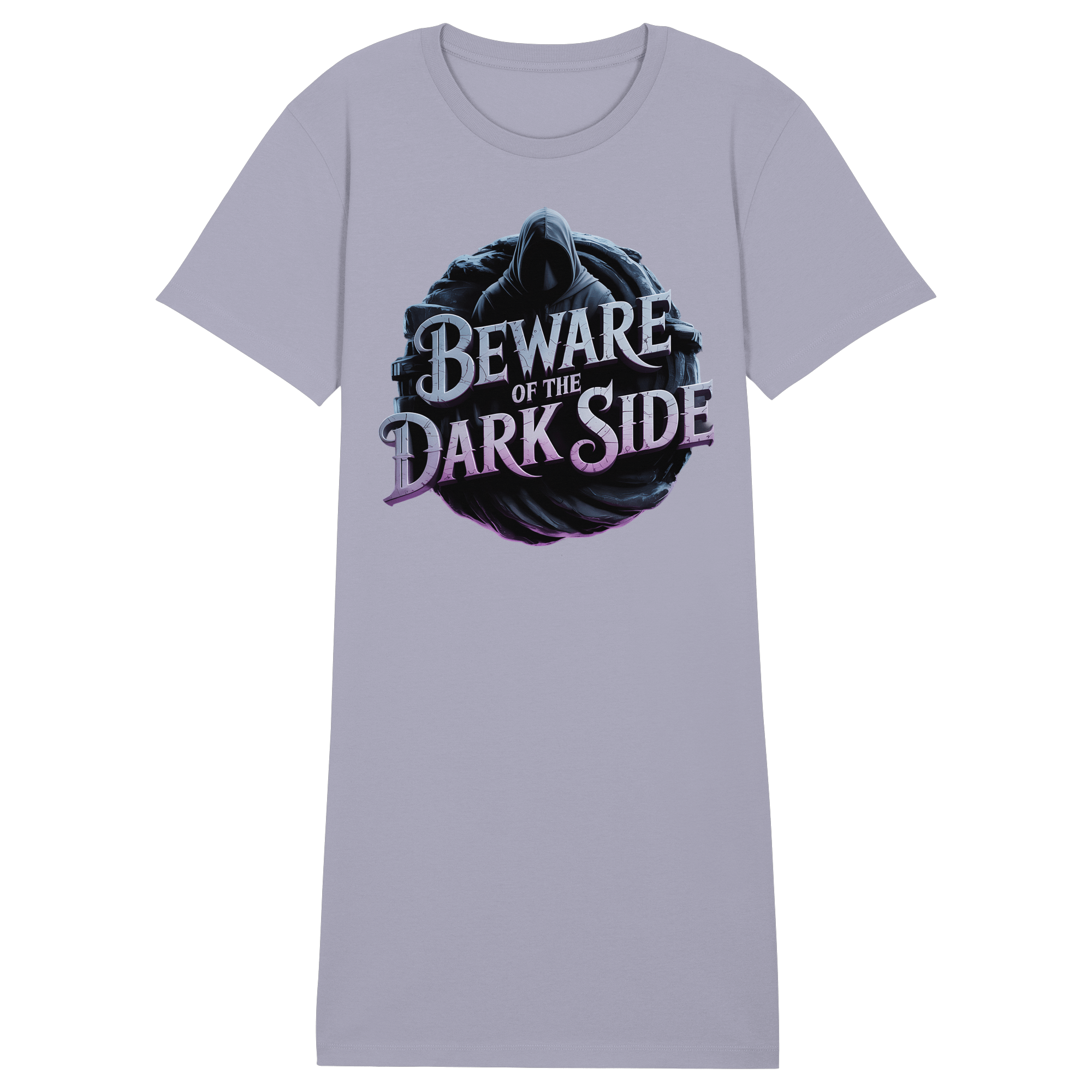 Beware of the Darkside - Ladies Organic Shirt Dress - Ladies Organic Shirt Dress | Lady - Shirts | Dark Shadows Arts