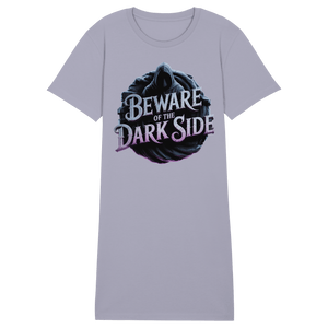 Beware of the Darkside - Ladies Organic Shirt Dress - Ladies Organic Shirt Dress | Lady - Shirts | Dark Shadows Arts
