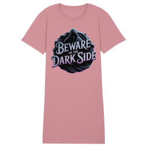 Beware of the Darkside - Ladies Organic Shirt Dress - Ladies Organic Shirt Dress | Lady - Shirts | Dark Shadows Arts