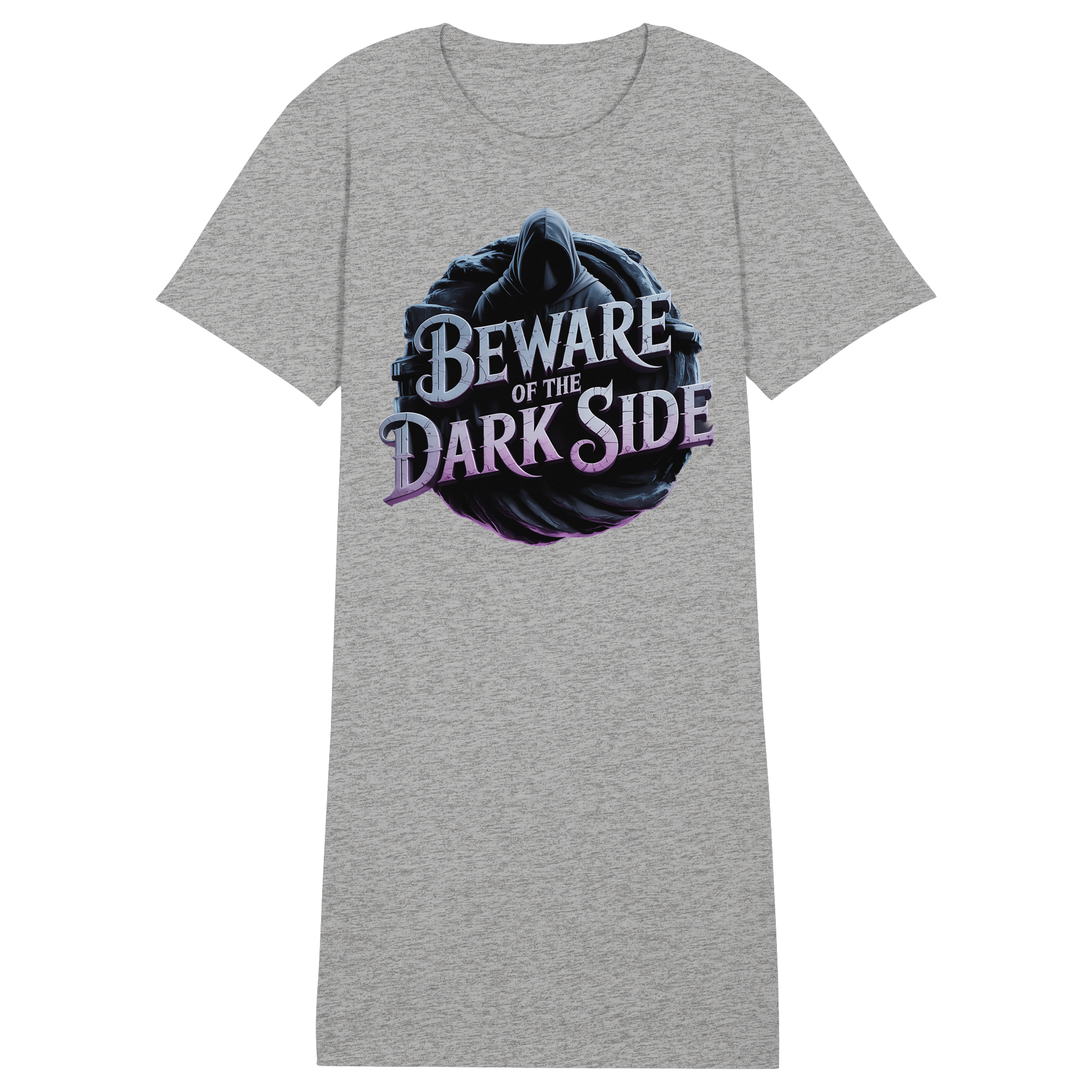Beware of the Darkside - Ladies Organic Shirt Dress - Ladies Organic Shirt Dress | Lady - Shirts | Dark Shadows Arts