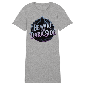 Beware of the Darkside - Ladies Organic Shirt Dress - Ladies Organic Shirt Dress | Lady - Shirts | Dark Shadows Arts