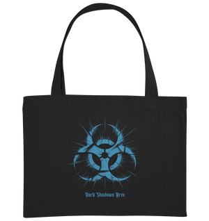 Biohazard Blue_ Apokalyptisches Symbol - Organic Shopping - Bag - Organic Shopping - Bag | Taschen | Dark Shadows Arts