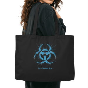 Biohazard Blue_ Apokalyptisches Symbol - Organic Shopping - Bag - Organic Shopping - Bag | Taschen | Dark Shadows Arts