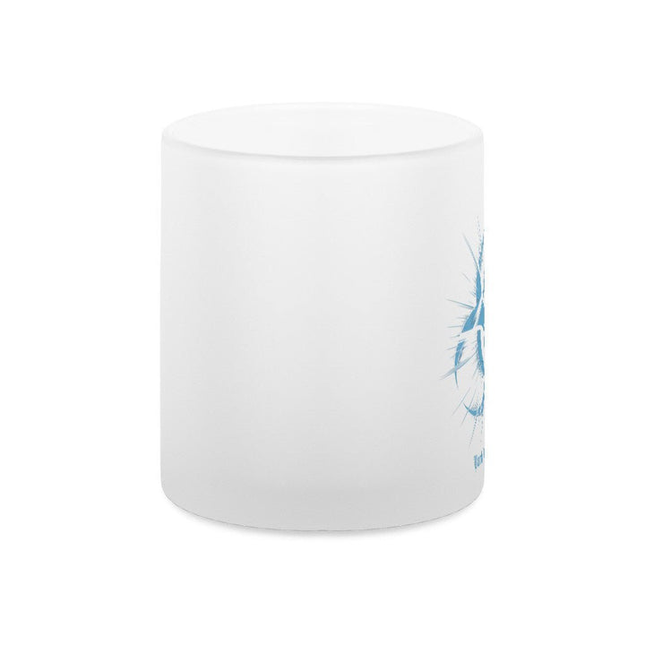 Biohazard Blue_ Apokalyptisches Symbol - Teelichthalter satiniert | Mug | Dark Shadows Arts