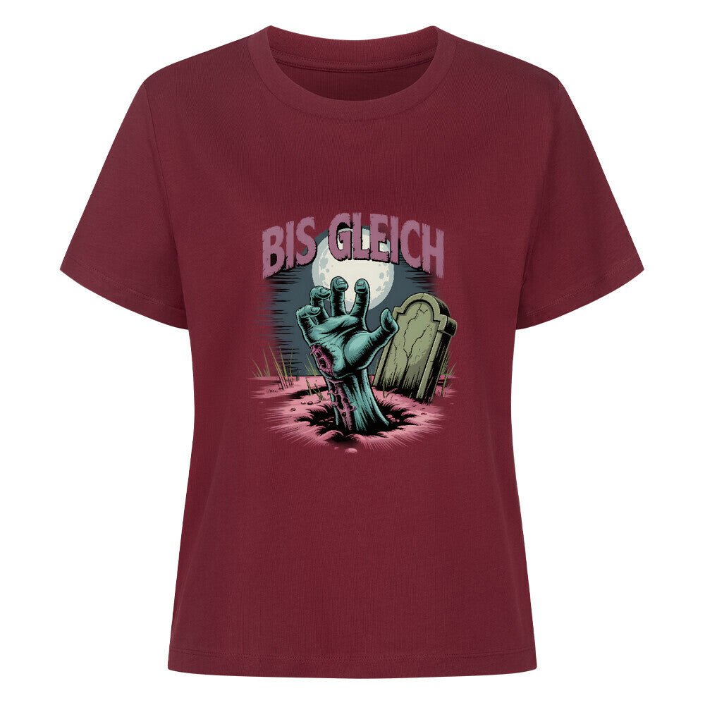 Bis gleich - Premium Organic Shirt Women | T-Shirt | Dark Shadows Arts