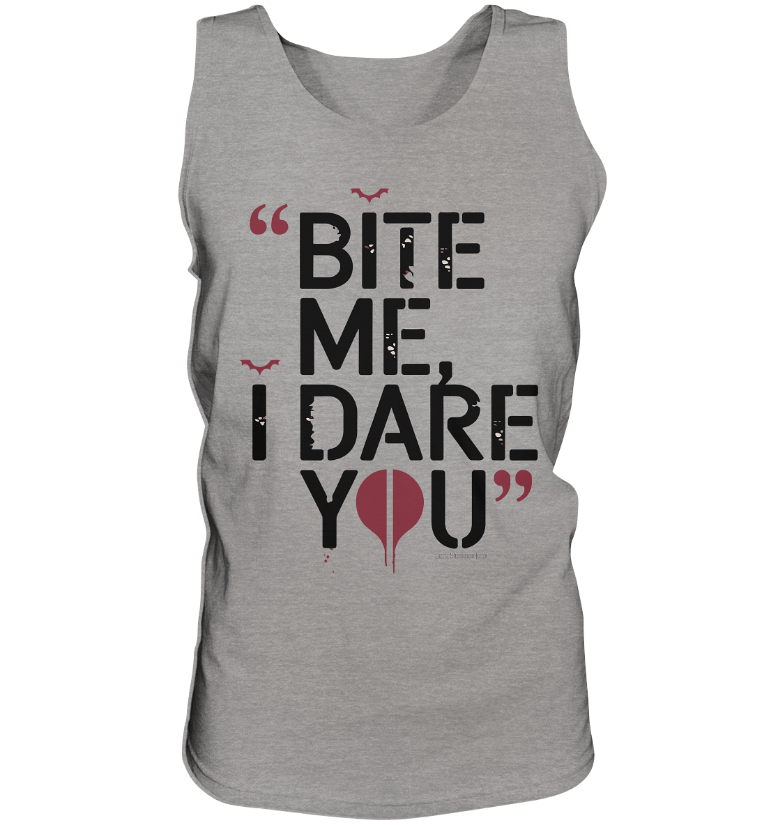BITE ME, I DARE YOU – Dunkle Versuchung & furchtlose Herausforderung - Relaxed Tank Top | Tank - Tops | Dark Shadows Arts