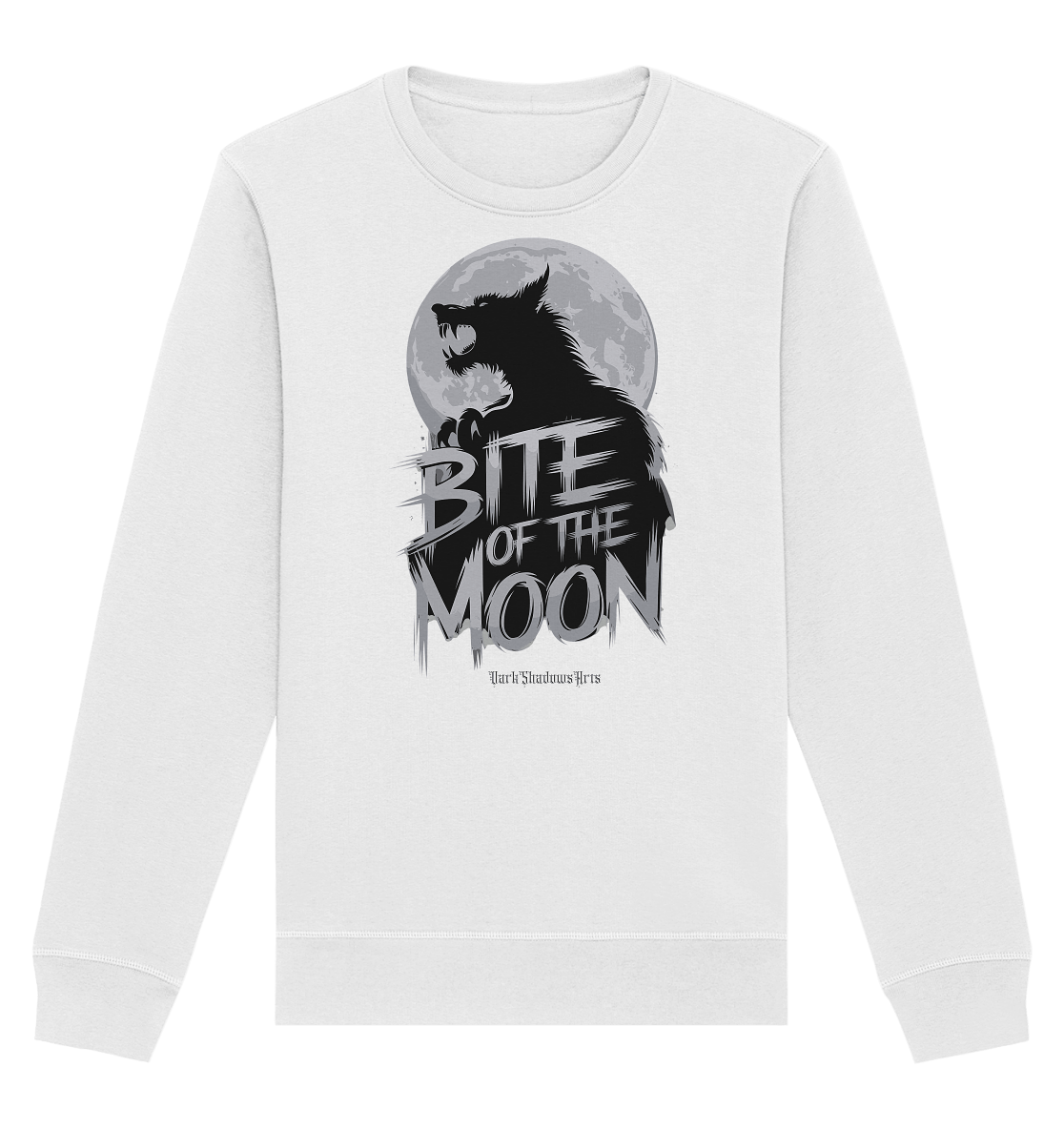 BITE OF THE MOON – Der Ruf der dunklen Kreatur - Organic Basic Unisex Sweatshirt | Sweatshirts | Dark Shadows Arts
