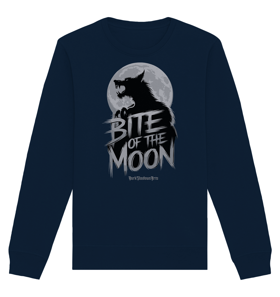 BITE OF THE MOON – Der Ruf der dunklen Kreatur - Organic Basic Unisex Sweatshirt | Sweatshirts | Dark Shadows Arts