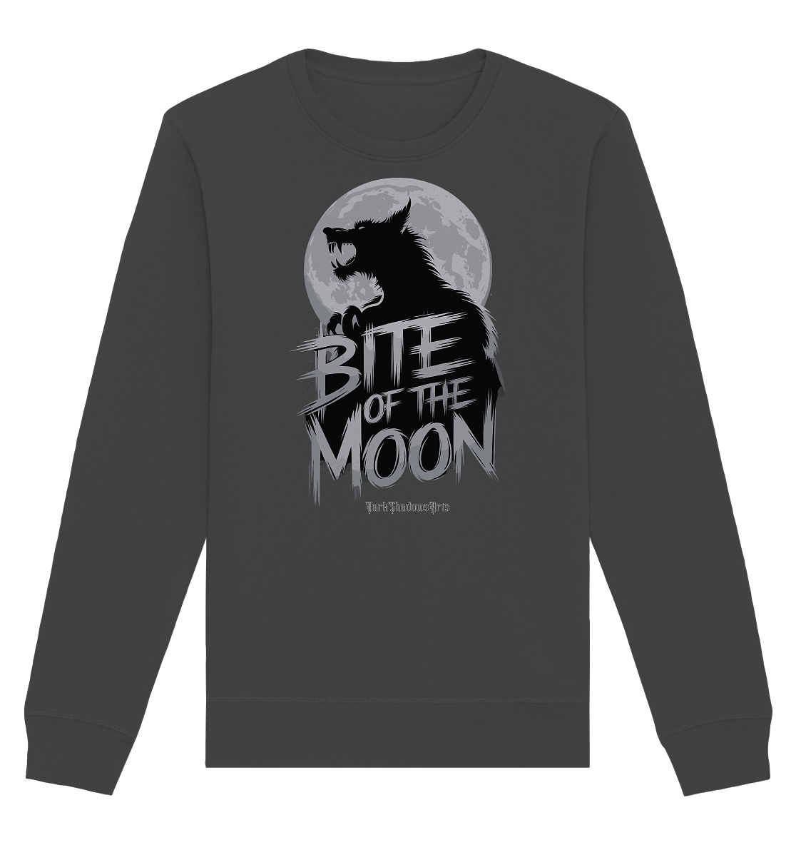 BITE OF THE MOON – Der Ruf der dunklen Kreatur - Organic Basic Unisex Sweatshirt | Sweatshirts | Dark Shadows Arts