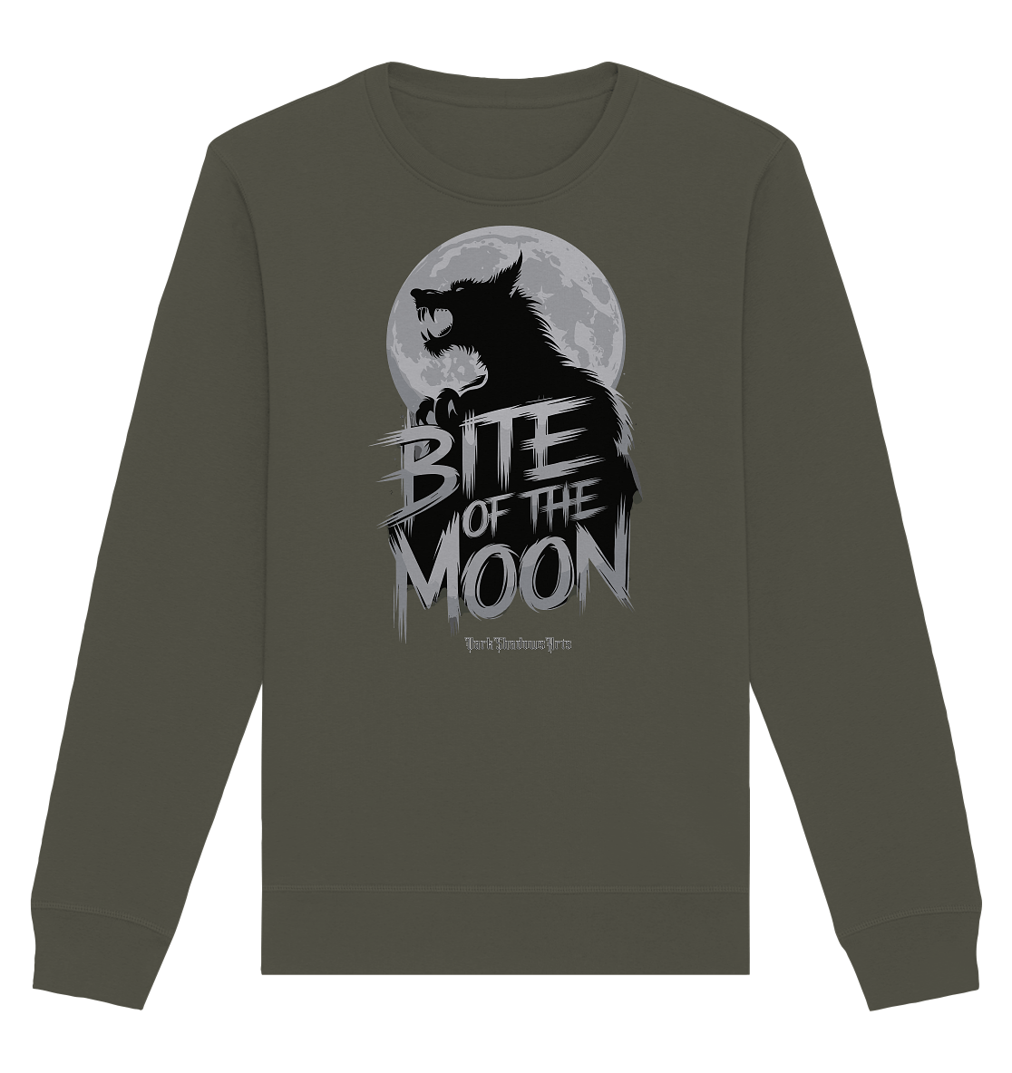 BITE OF THE MOON – Der Ruf der dunklen Kreatur - Organic Basic Unisex Sweatshirt | Sweatshirts | Dark Shadows Arts