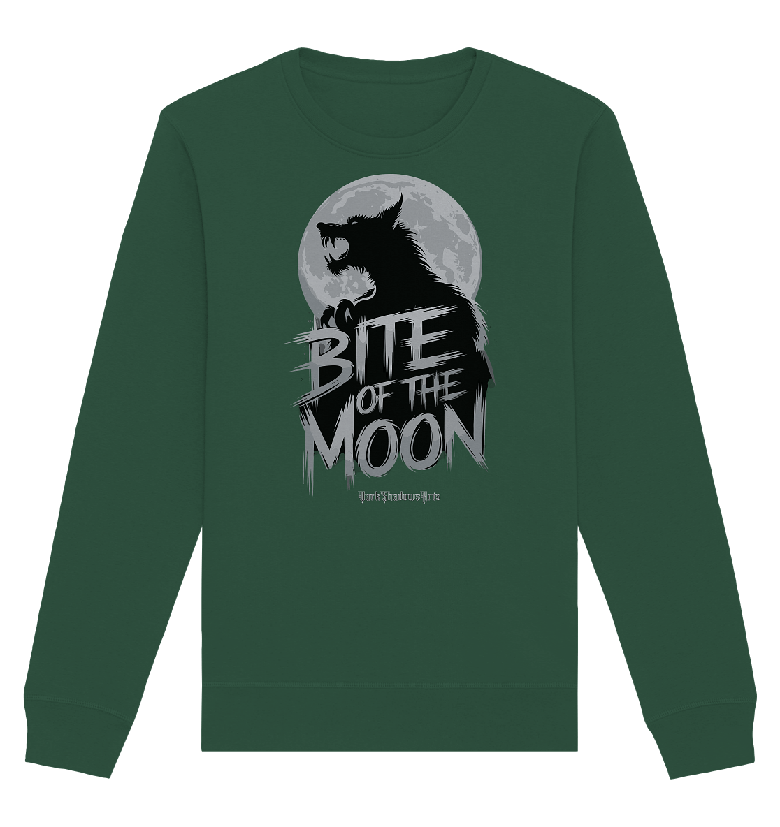 BITE OF THE MOON – Der Ruf der dunklen Kreatur - Organic Basic Unisex Sweatshirt | Sweatshirts | Dark Shadows Arts