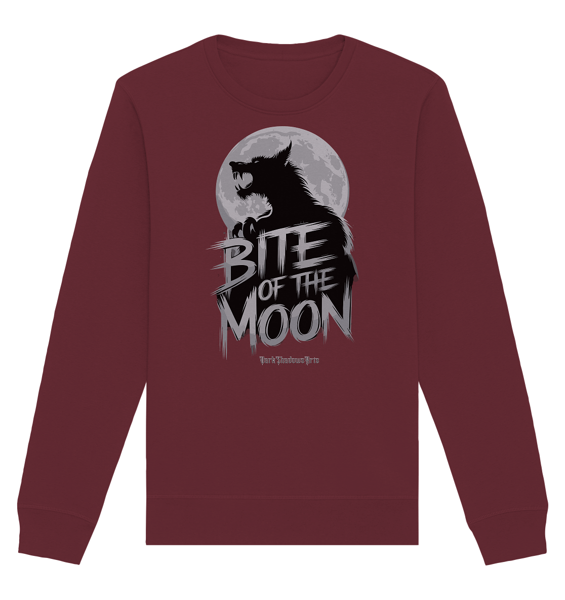 BITE OF THE MOON – Der Ruf der dunklen Kreatur - Organic Basic Unisex Sweatshirt | Sweatshirts | Dark Shadows Arts