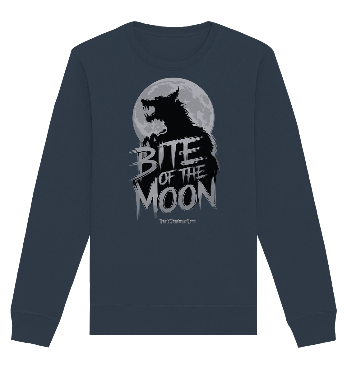 BITE OF THE MOON – Der Ruf der dunklen Kreatur - Organic Basic Unisex Sweatshirt | Sweatshirts | Dark Shadows Arts