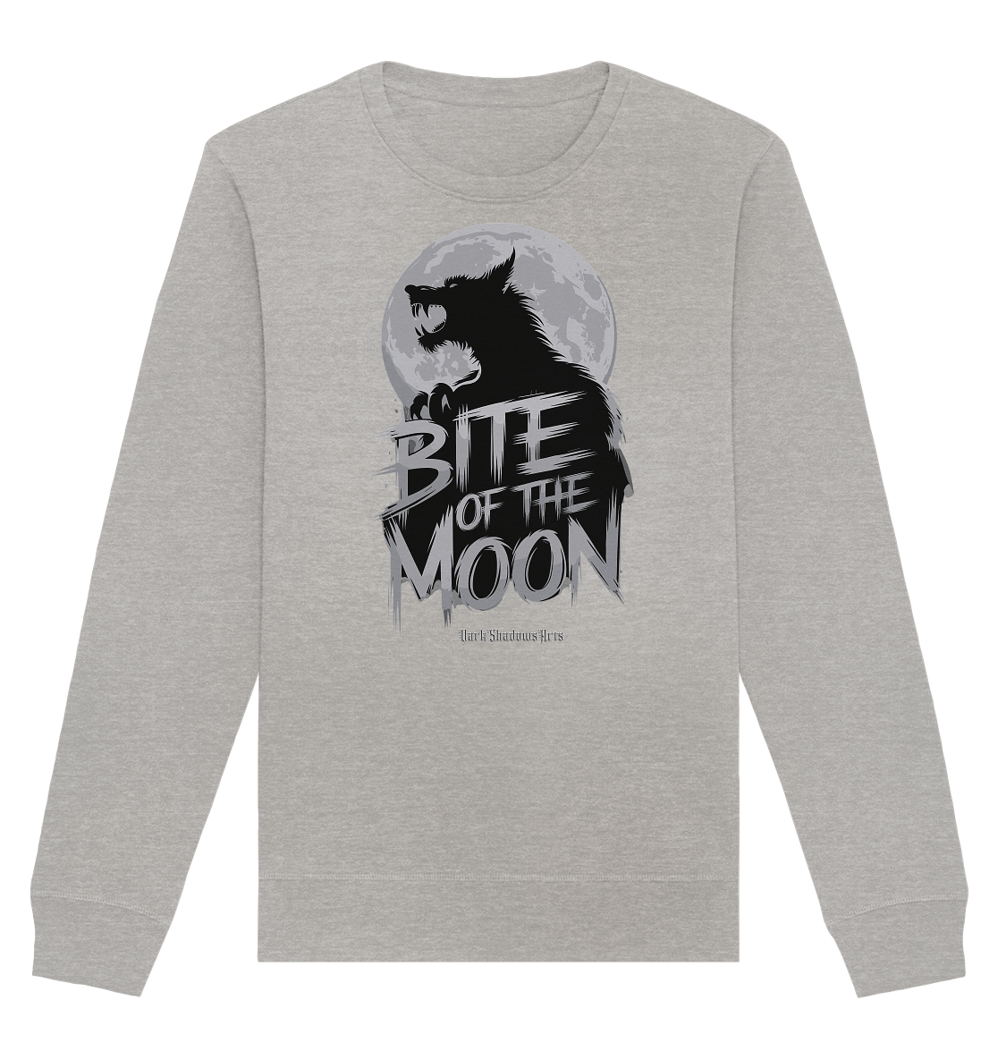 BITE OF THE MOON – Der Ruf der dunklen Kreatur - Organic Basic Unisex Sweatshirt | Sweatshirts | Dark Shadows Arts