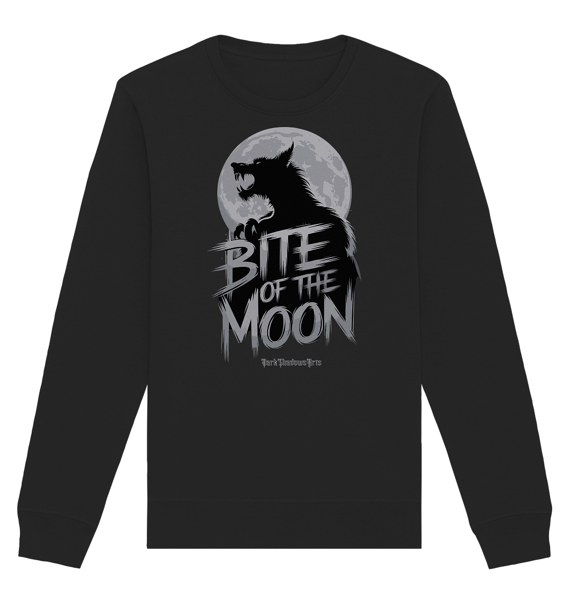 BITE OF THE MOON – Der Ruf der dunklen Kreatur - Organic Basic Unisex Sweatshirt | Sweatshirts | Dark Shadows Arts