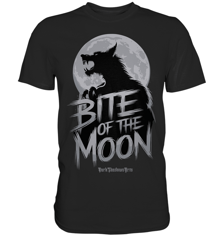 BITE OF THE MOON – Der Ruf der dunklen Kreatur - Premium Shirt | Unisex - Shirts | Dark Shadows Arts