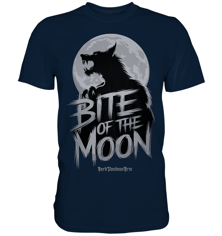BITE OF THE MOON – Der Ruf der dunklen Kreatur - Premium Shirt | Unisex - Shirts | Dark Shadows Arts
