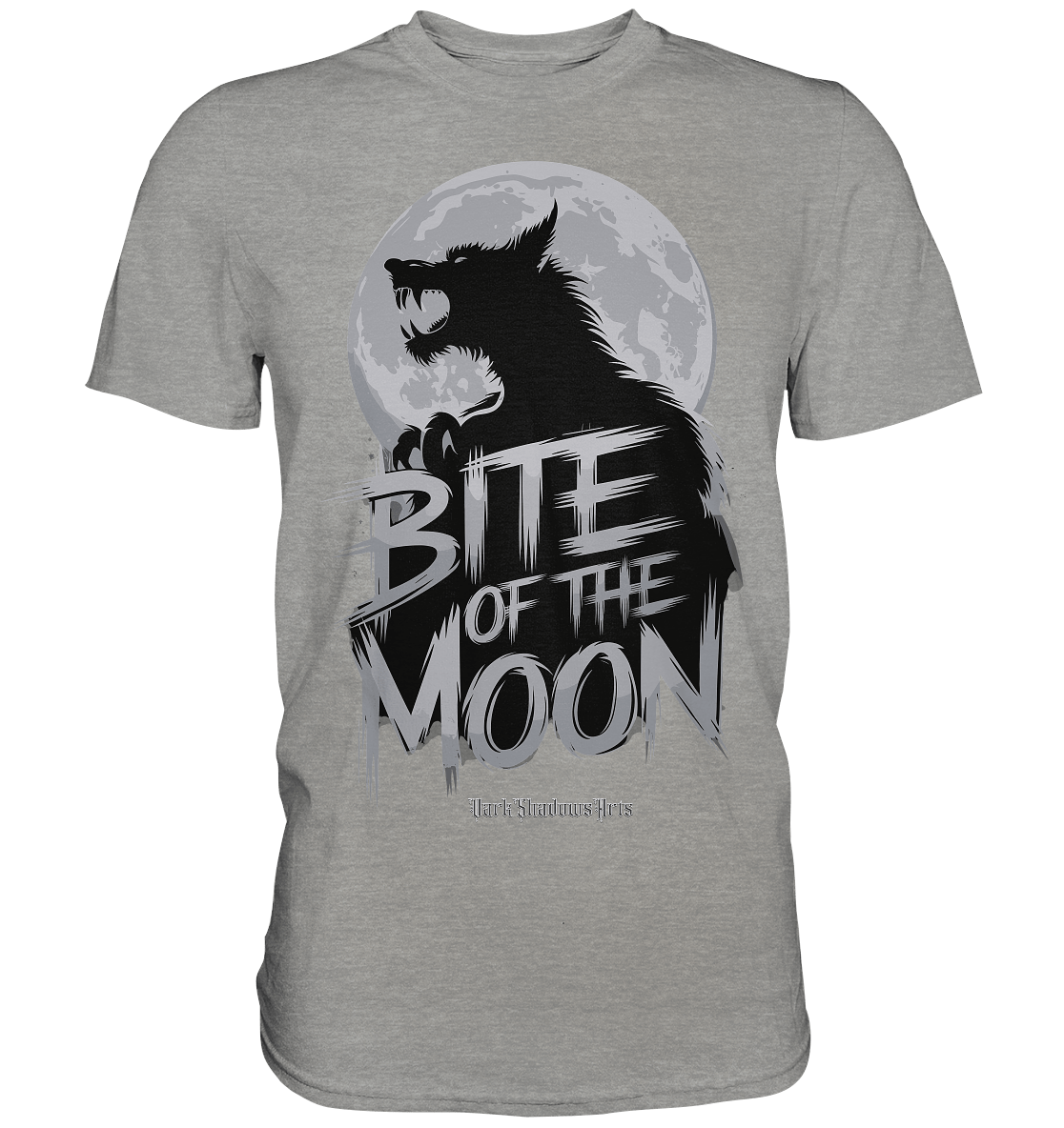 BITE OF THE MOON – Der Ruf der dunklen Kreatur - Premium Shirt | Unisex - Shirts | Dark Shadows Arts