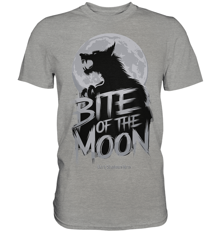 BITE OF THE MOON – Der Ruf der dunklen Kreatur - Premium Shirt | Unisex - Shirts | Dark Shadows Arts