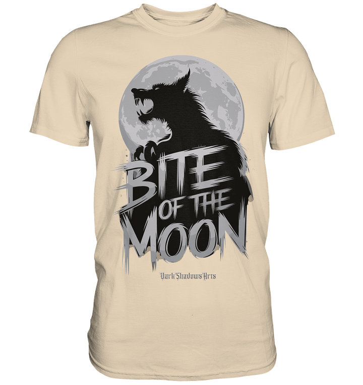BITE OF THE MOON – Der Ruf der dunklen Kreatur - Premium Shirt | Unisex - Shirts | Dark Shadows Arts