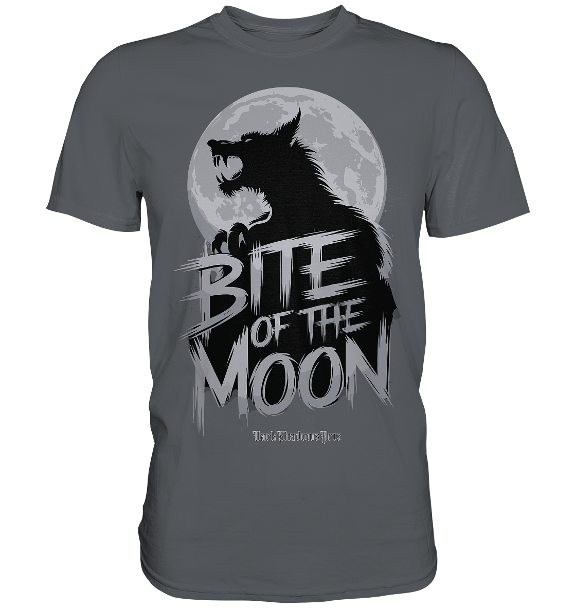 BITE OF THE MOON – Der Ruf der dunklen Kreatur - Premium Shirt | Unisex - Shirts | Dark Shadows Arts