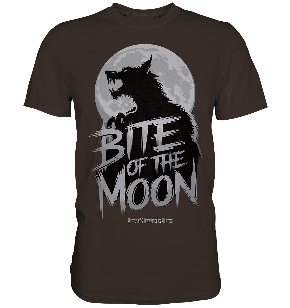 BITE OF THE MOON – Der Ruf der dunklen Kreatur - Premium Shirt | Unisex - Shirts | Dark Shadows Arts