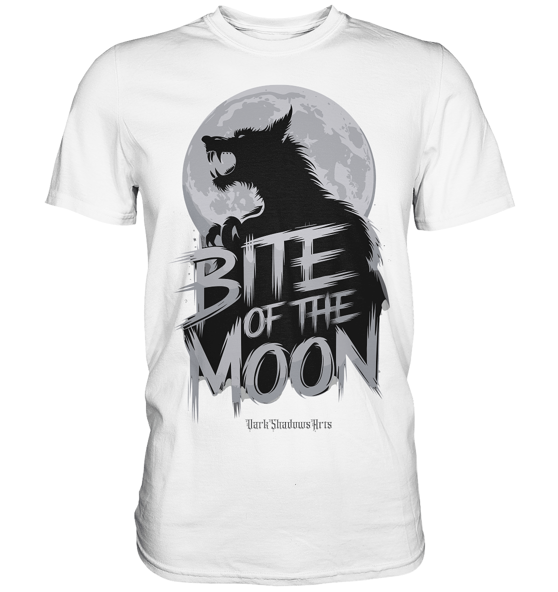 BITE OF THE MOON – Der Ruf der dunklen Kreatur - Premium Shirt | Unisex - Shirts | Dark Shadows Arts