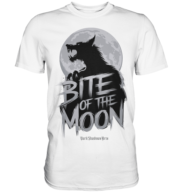 BITE OF THE MOON – Der Ruf der dunklen Kreatur - Premium Shirt | Unisex - Shirts | Dark Shadows Arts