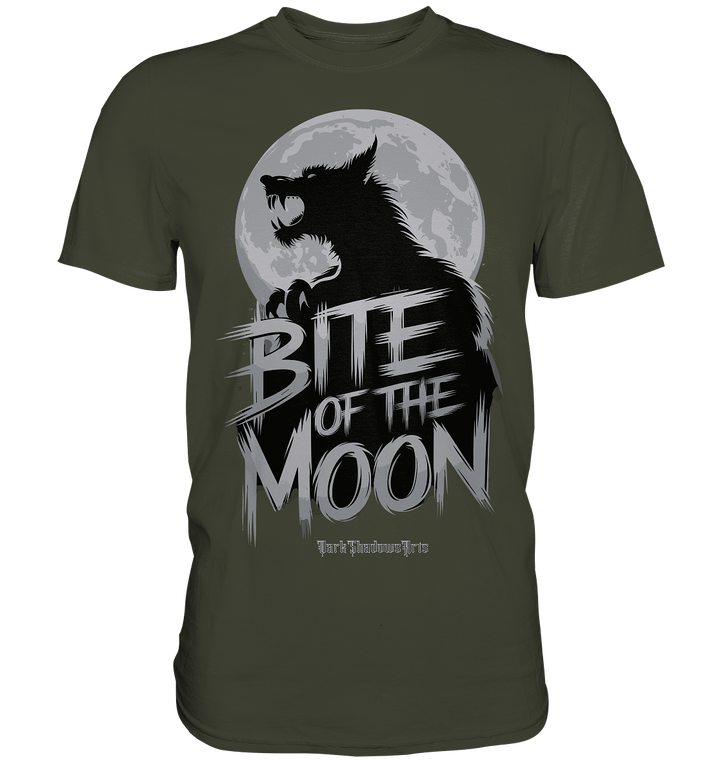 BITE OF THE MOON – Der Ruf der dunklen Kreatur - Premium Shirt | Unisex - Shirts | Dark Shadows Arts