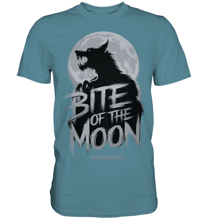 BITE OF THE MOON – Der Ruf der dunklen Kreatur - Premium Shirt | Unisex - Shirts | Dark Shadows Arts