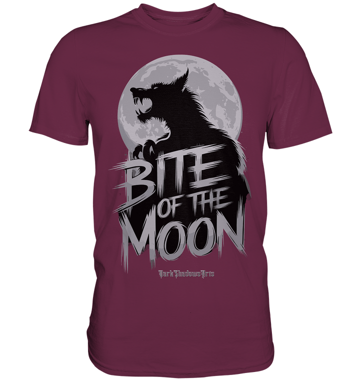 BITE OF THE MOON – Der Ruf der dunklen Kreatur - Premium Shirt | Unisex - Shirts | Dark Shadows Arts
