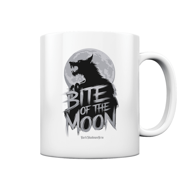 BITE OF THE MOON – Der Ruf der dunklen Kreatur - Tasse glossy | Trinkgefäße | Dark Shadows Arts