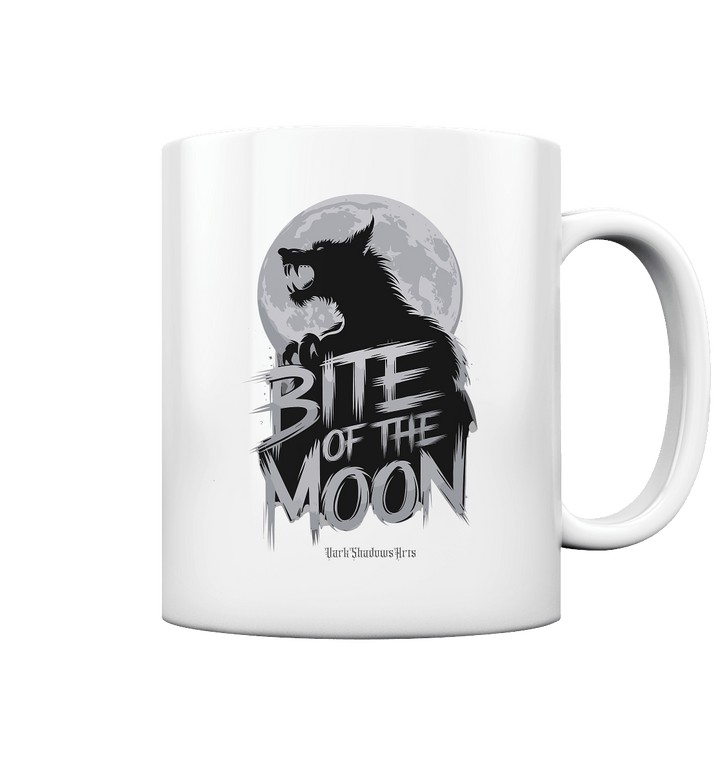 BITE OF THE MOON – Der Ruf der dunklen Kreatur - Tasse glossy | Trinkgefäße | Dark Shadows Arts