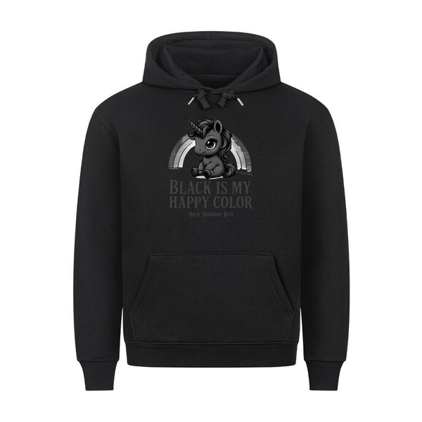 Black is My Happy Color_ Gothic Unicorn - HigherBlanks Premium Hoodie | Hoodie | Dark Shadows Arts