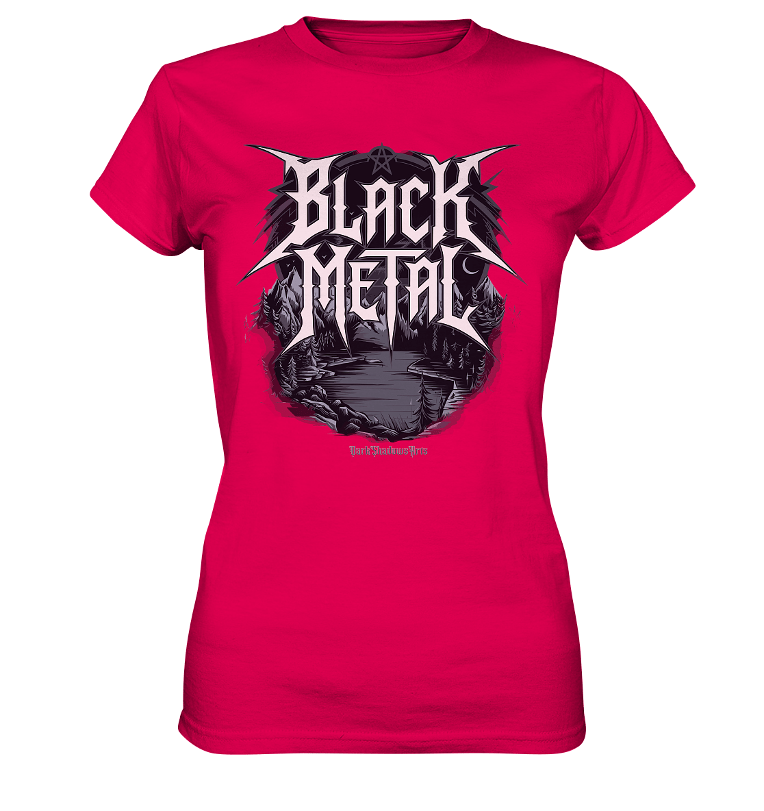 BLACK METAL – Roh, Dunkel, Unaufhaltsam - Ladies Premium Shirt | Lady - Shirts | Dark Shadows Arts