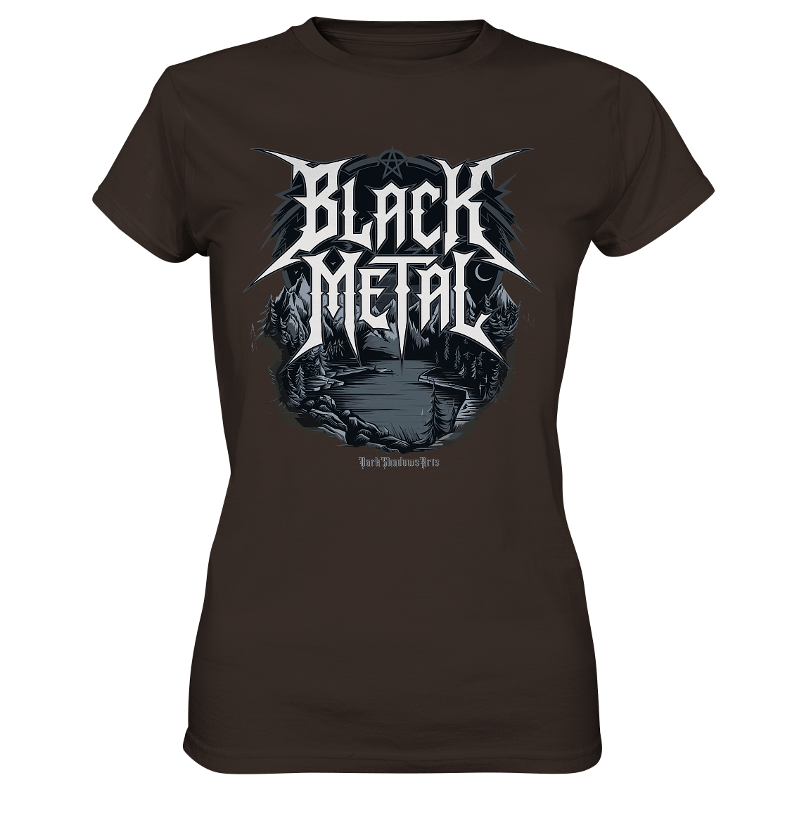 BLACK METAL – Roh, Dunkel, Unaufhaltsam - Ladies Premium Shirt | Lady - Shirts | Dark Shadows Arts